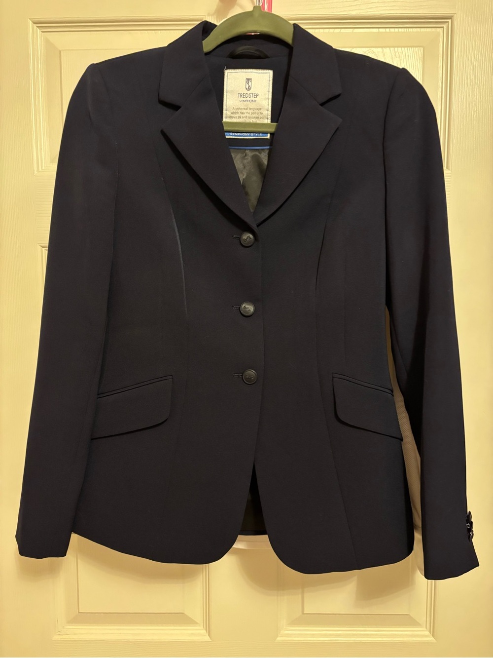 Tredstep Womans Equestrian Riding Show Coat Navy size 0